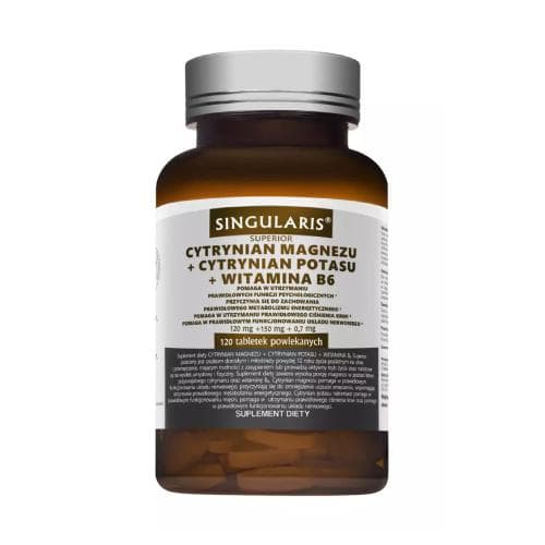 Singularis - Magnesium Citrate + Potassium Citrate + Vitamin B6 – Singularis förpackning