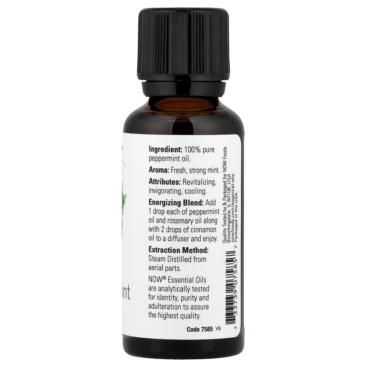 NOW Foods - Eteerinen öljy piparminttu - 30ml
