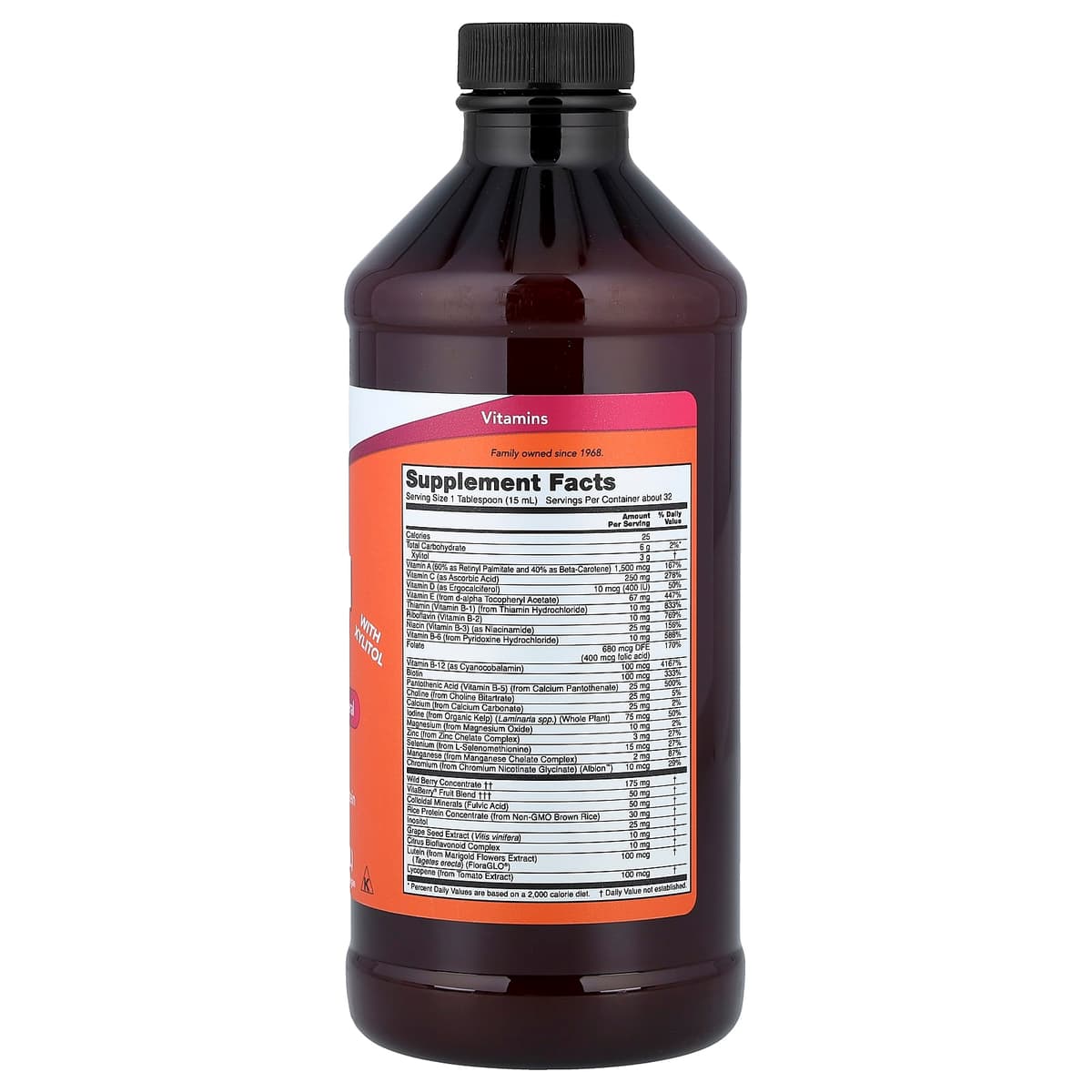 NOW Foods - Liquid Multi - Wild Berry, 473ml