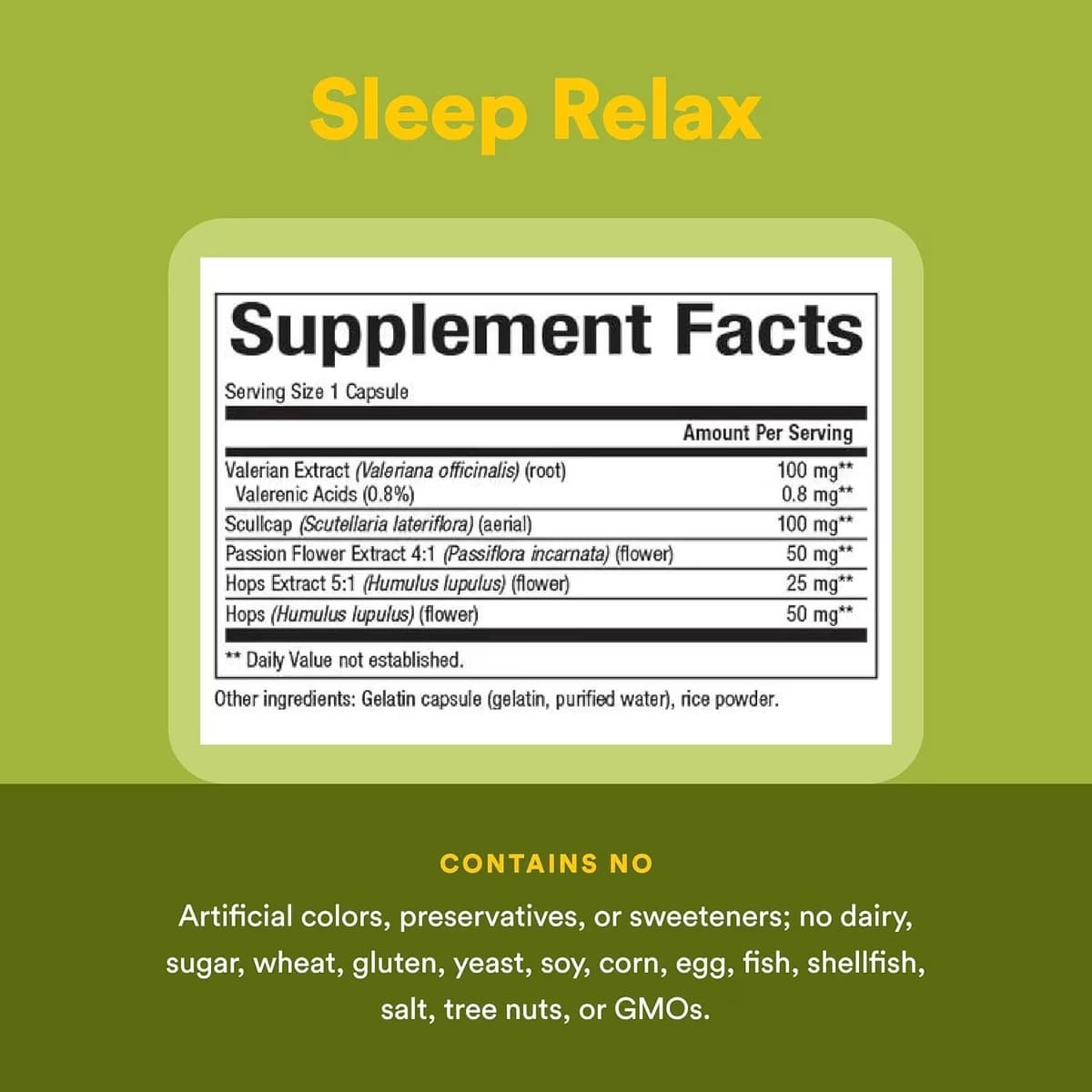 Natural Factors - Sleep Relax Formula - 90 Caps