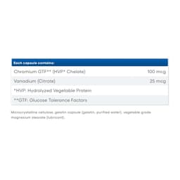 Natural Factors - Chromium & Vanadium - 90 Caps
