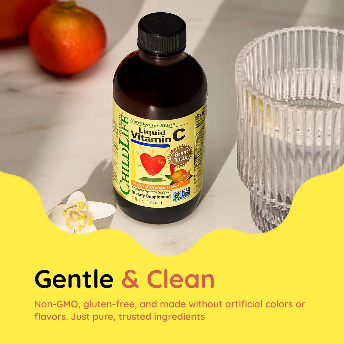 Child Life - Liquid Vitamin C, Natural Orange - 118ml