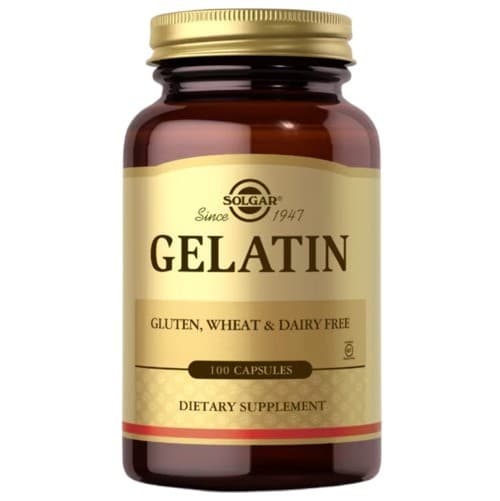 Solgar - Gelatin - 100 Caps – Solgar förpackning