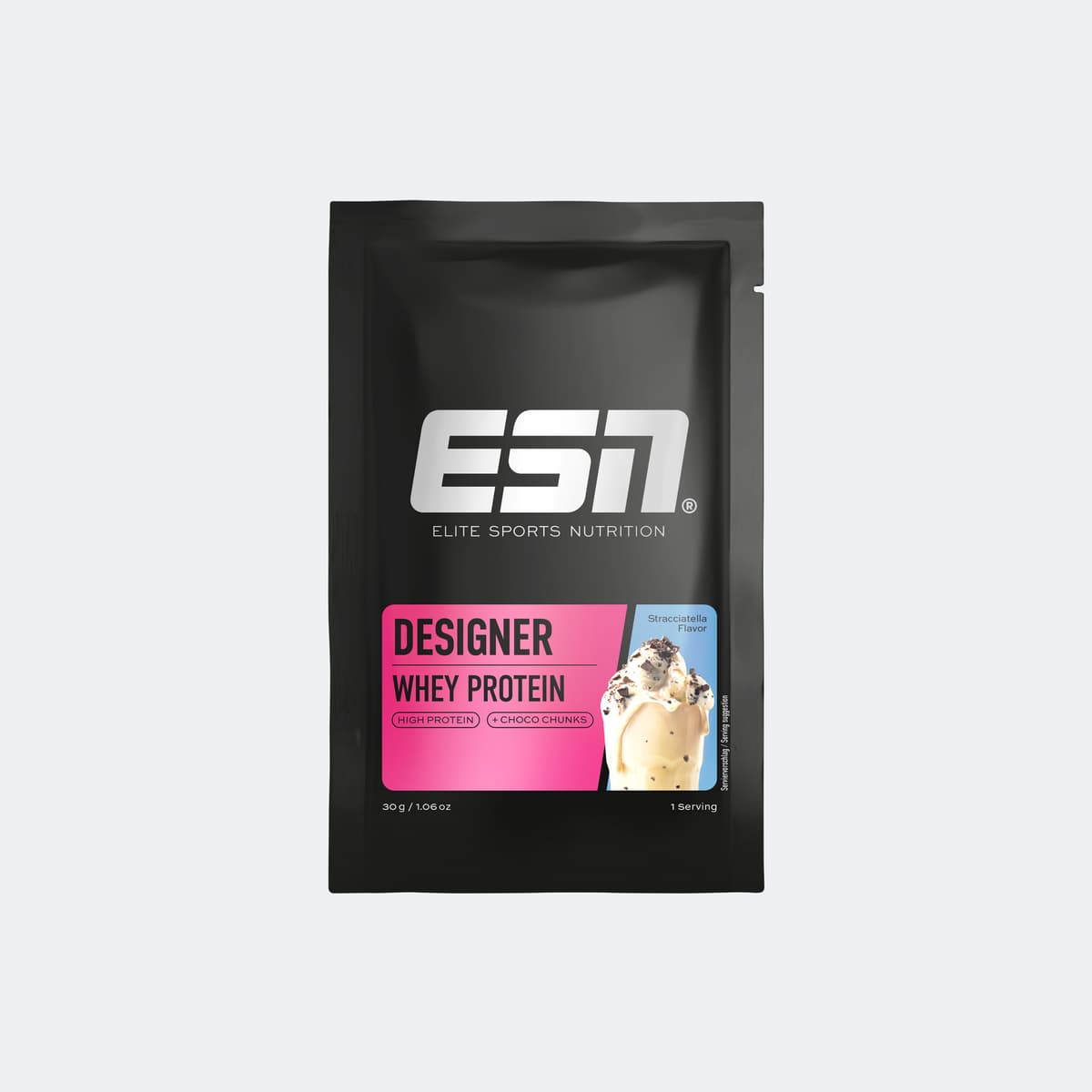 ESN (Elite Sports Nutrition) - Designer vassleprotein Stracciatella, 30 g