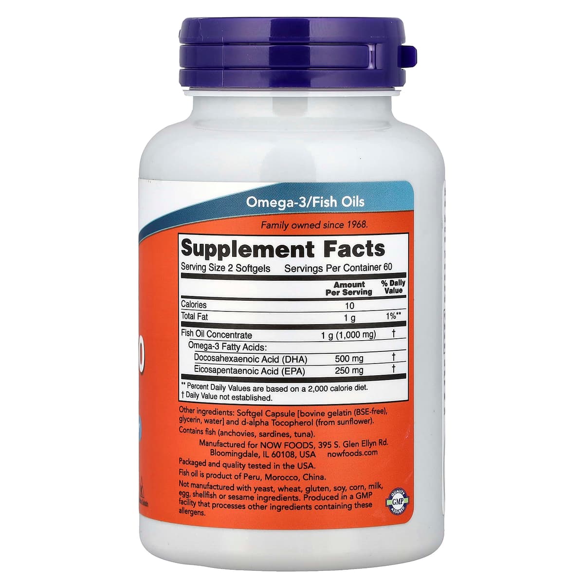 NOW Foods - DHA-250 - 120 Sgels