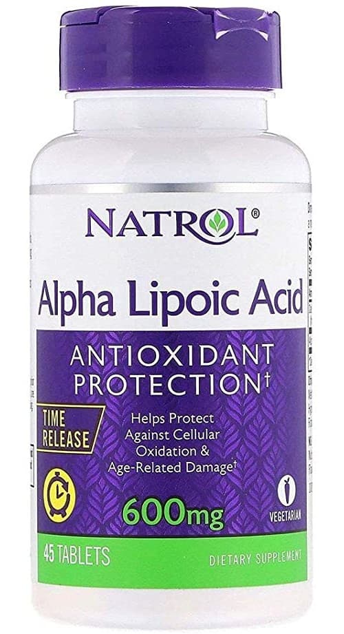 Natrol - Alfa-Lipoiinihappo - 45 tablettia – Natrol pakkaus