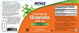 NOW Foods - Graviola Herbal Support - 90 Tablets