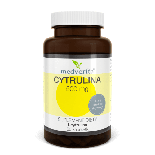 Medverita - Citrulline 500mg - 60 Capsules – Medverita förpackning