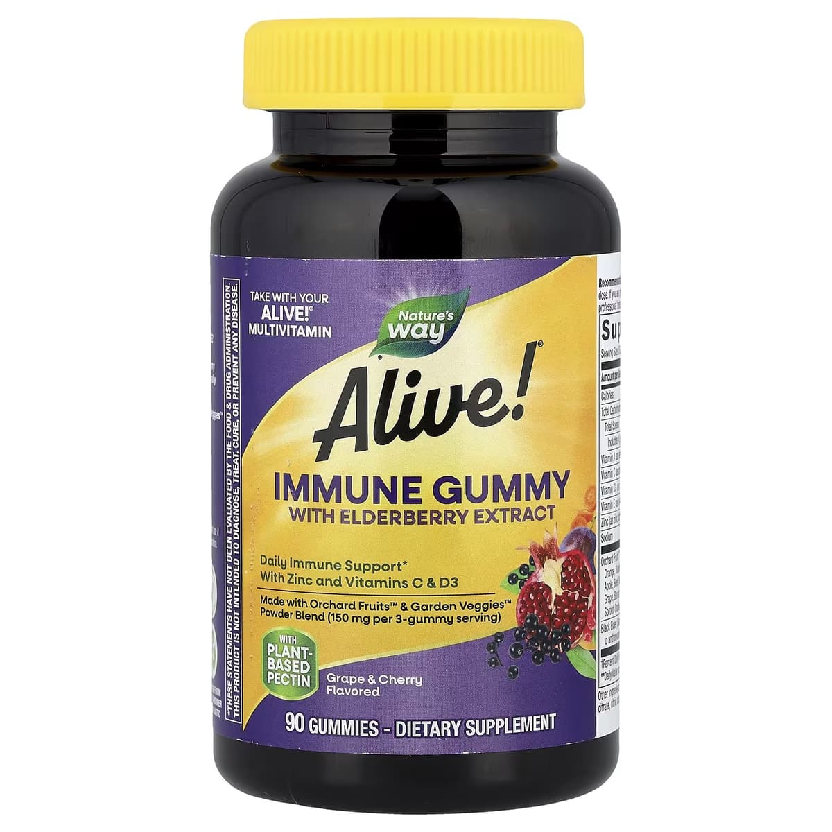Nature'S Way - Alive! Immune With Elderberry - 90 Gummies