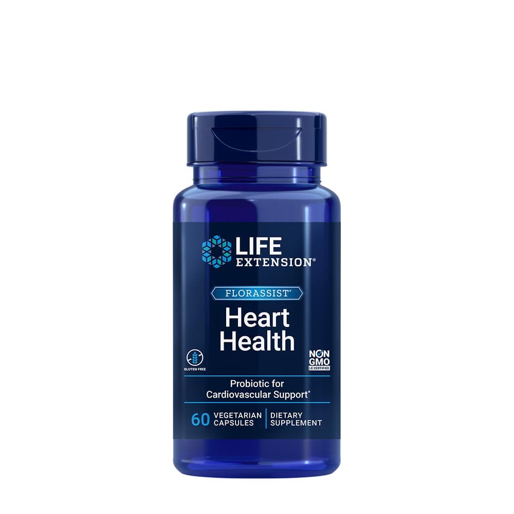 Life Extension - Florassist® Heart Health - 60 Vcaps – Life Extension förpackning