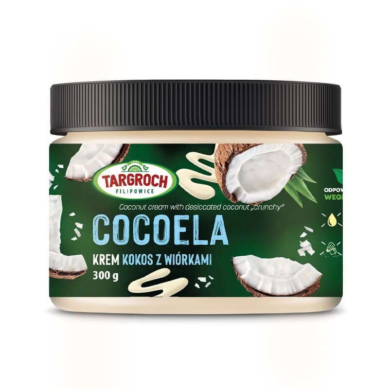 Targroch - Cocoela Coconut Cream - 300g – Targroch förpackning