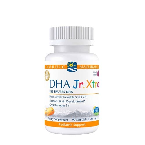 Nordic Naturals - DHA Jr. Xtra - 90 Soft Gels – Nordic Naturals förpackning