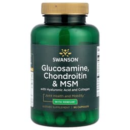 Swanson - Glucosamine, Chondroitin & MSM with Hyaluronic Acid and Collagen