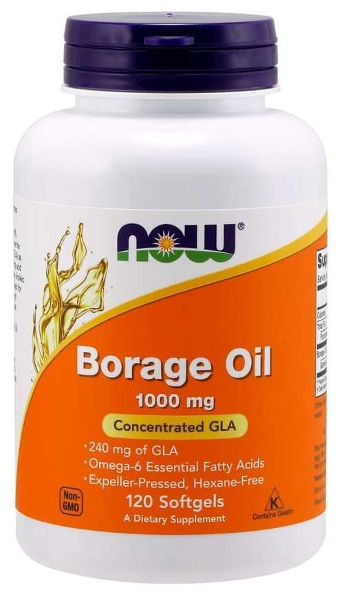 NOW Foods - Borage Oil – NOW Foods förpackning