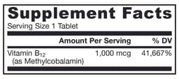 Jarrow Formulas - Methyl B-12 1000mcg Lemon Vegan Gummies - 100 Tablets