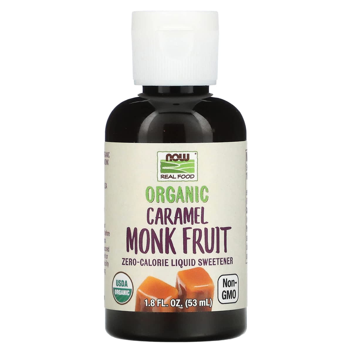 NOW Foods - Luomu munkkikukka nestemäinen makeutusaine