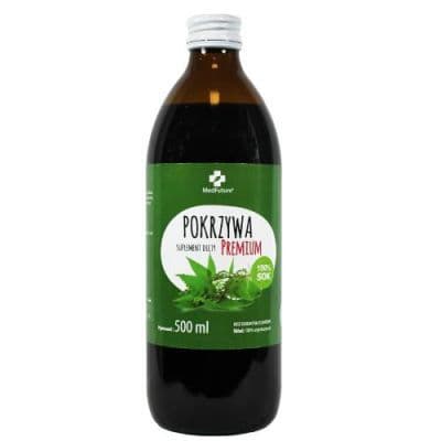 MedFuture - Nettle Juice Premium - 500 ml – MedFuture förpackning