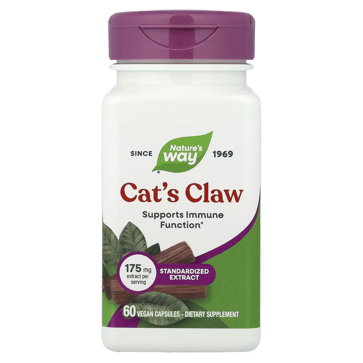 Nature's Way - Cat'S Claw Premium Extract - 60 Vcaps
