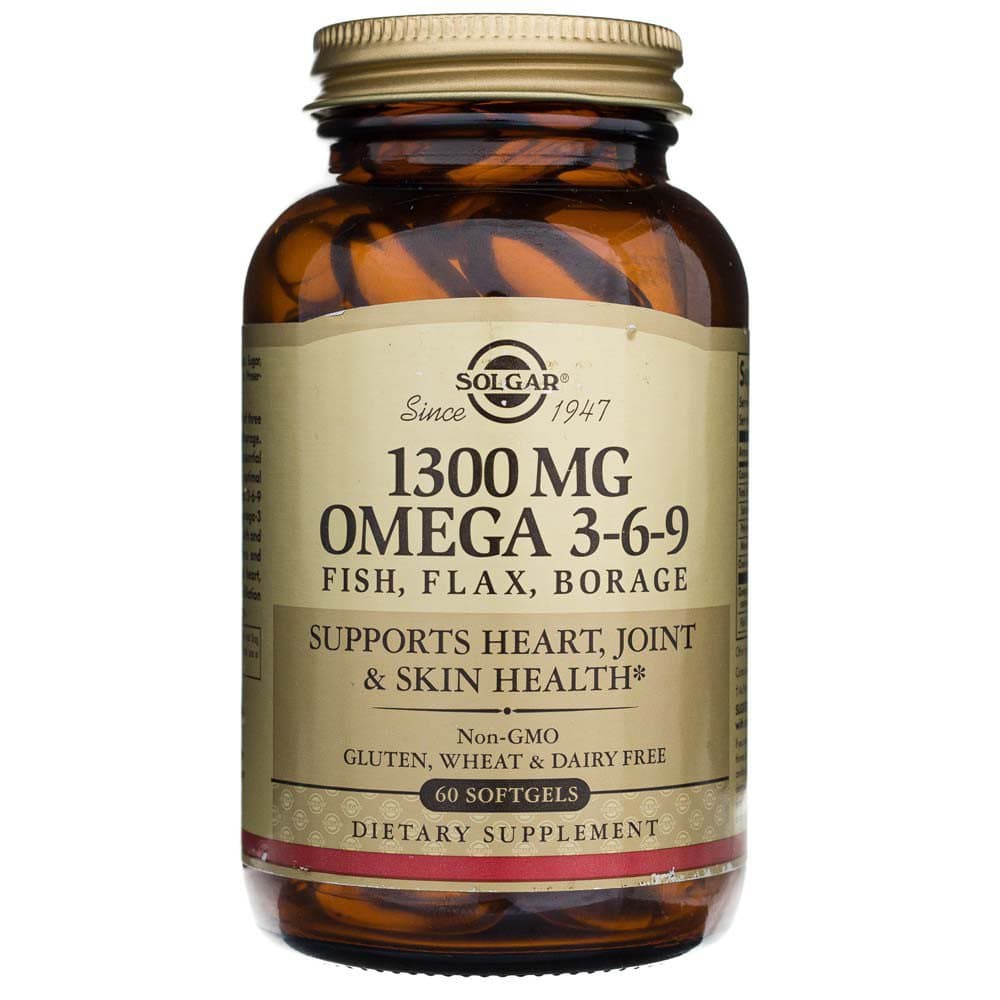 Solgar - Omega 3-6-9 - 300mg EPA & DHA - 60 Caps – Solgar förpackning