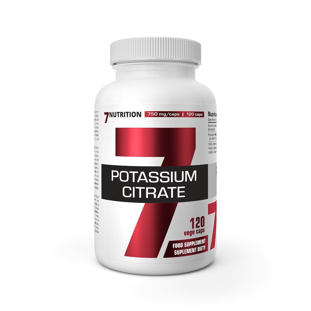 7Nutrition - Potassium Citrate - 120 Caps – 7 Nutrition förpackning