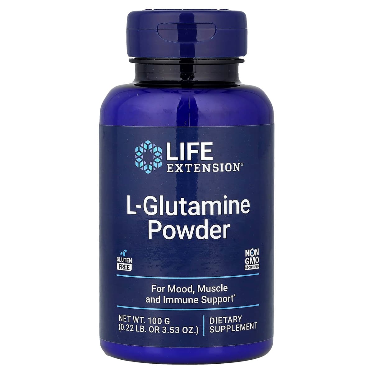 Life Extension - L-Glutamine Powder - 150g (KORT DATUM 2026-11-30)