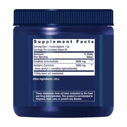 Life Extension - Creatine & Acetyl-L-Carnitine Energy Plus - 233g