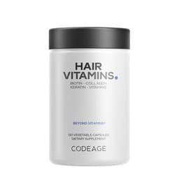 Codeage Hair Vitamins - 120 Vcaps - 120 Vegetable Caps