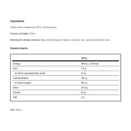 Vilgain - Freeze-Dried Raspberries - 100g