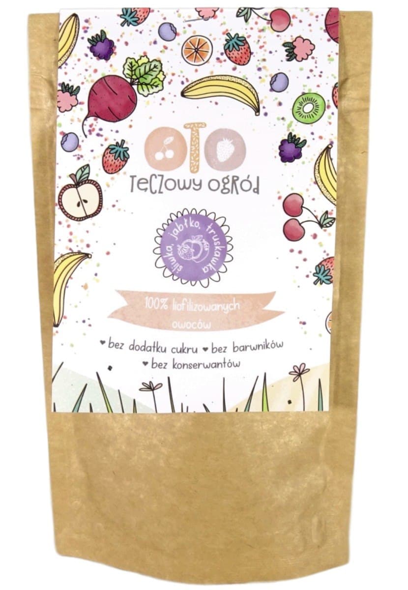 OTO - Rainbow Garden - Freeze-Dried Fruit - 40g – OTO förpackning