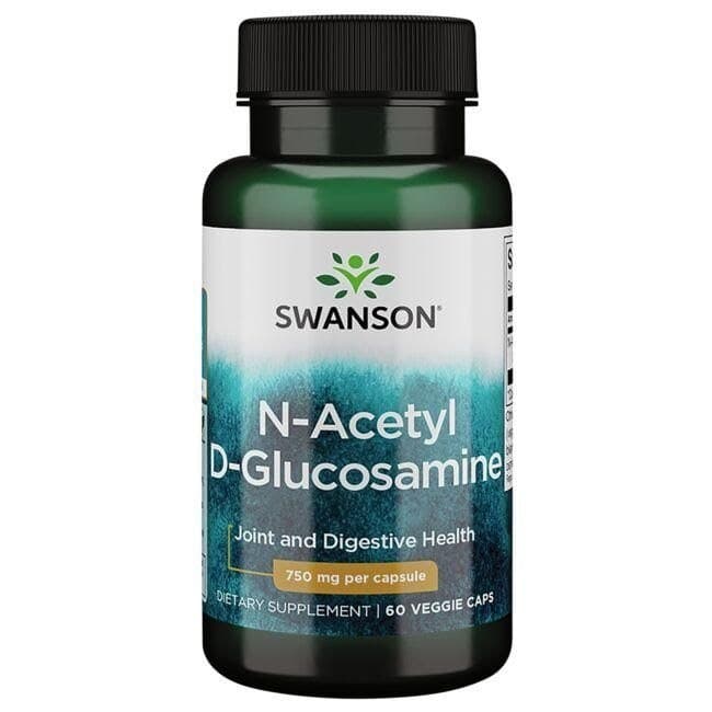 Swanson - N-Acetyl D-Glucosamine - 750mg, 60 Vcaps