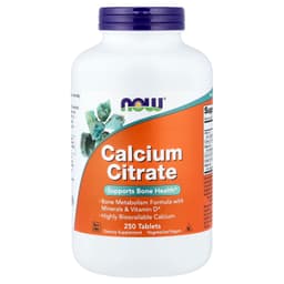 NOW Foods - Calcium Citrate With Minerals & Vitamin D2 - 250 Tabs