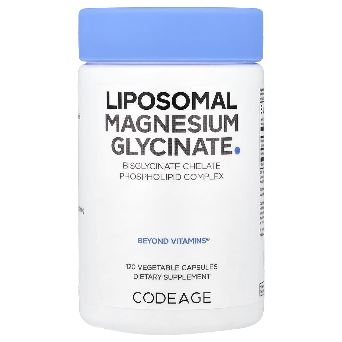 Codeage - Liposomal Magnesium Glycinate Capsules - 120 Vcaps