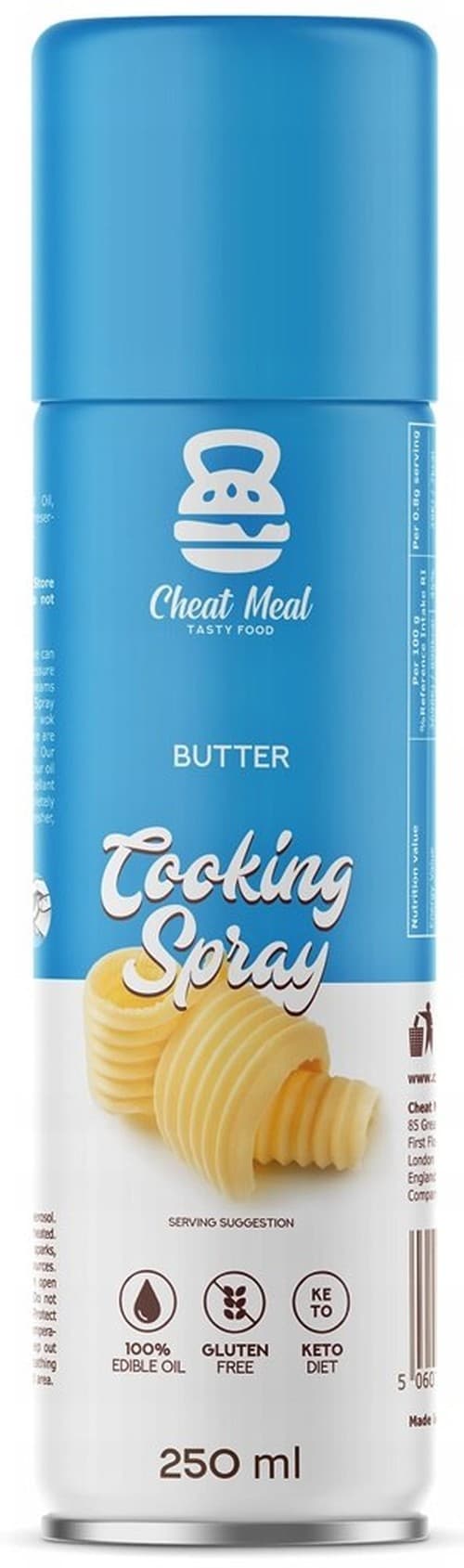 Cheat Meal - Voita Ruokaöljy - 250 ml – Cheat Meal pakkaus