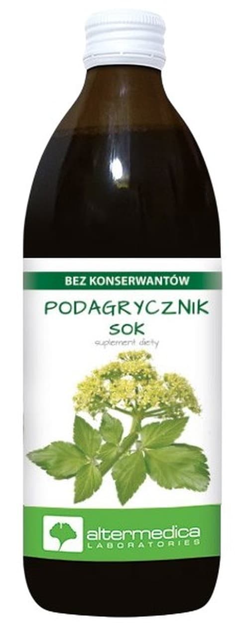 Alter Medica - Ground Elder Juice - 500ml – Alter Medica förpackning