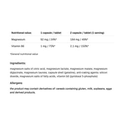 Allnutrition - Magnesium 5 Forms + B6 (P-5-P) - 100 Caps