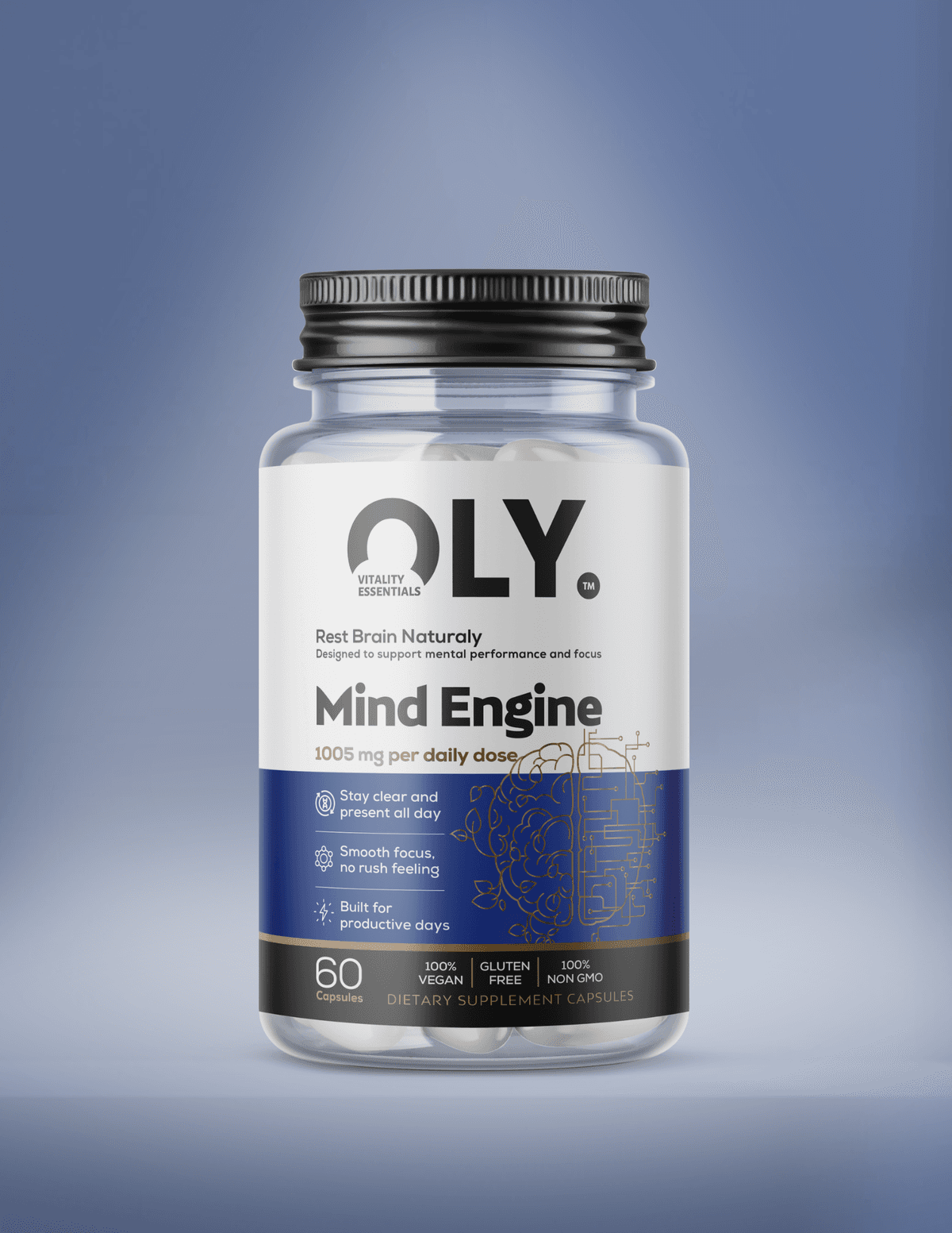 Oly - Mind Engine - 1005 mg - 60 vcaps