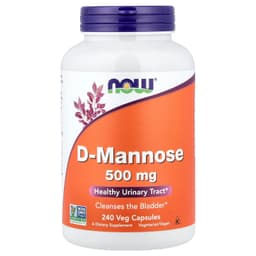 NOW Foods - D-Mannose - Urinary Tract Support - 240 Vcaps