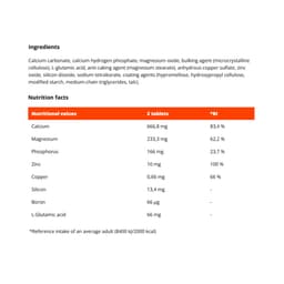 Gymbeam - Ca-Zn-mg - 120 Tabs