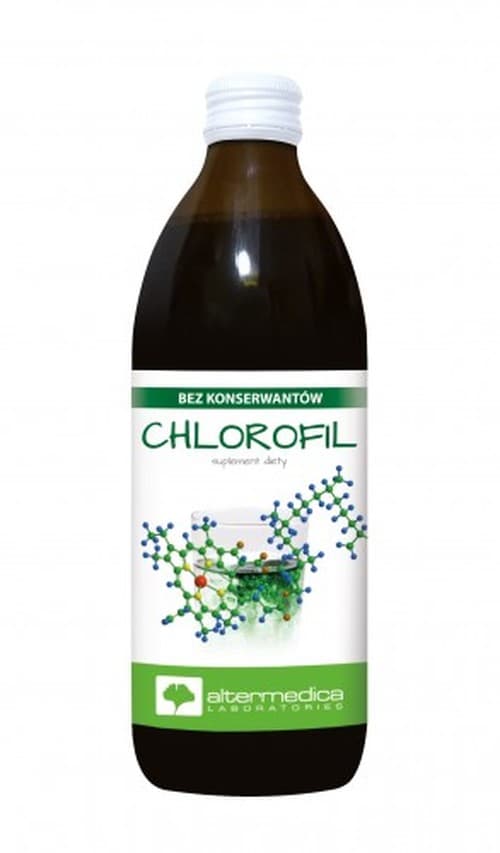 Alter Medica - Chlorophyll - 500ml – Alter Medica förpackning