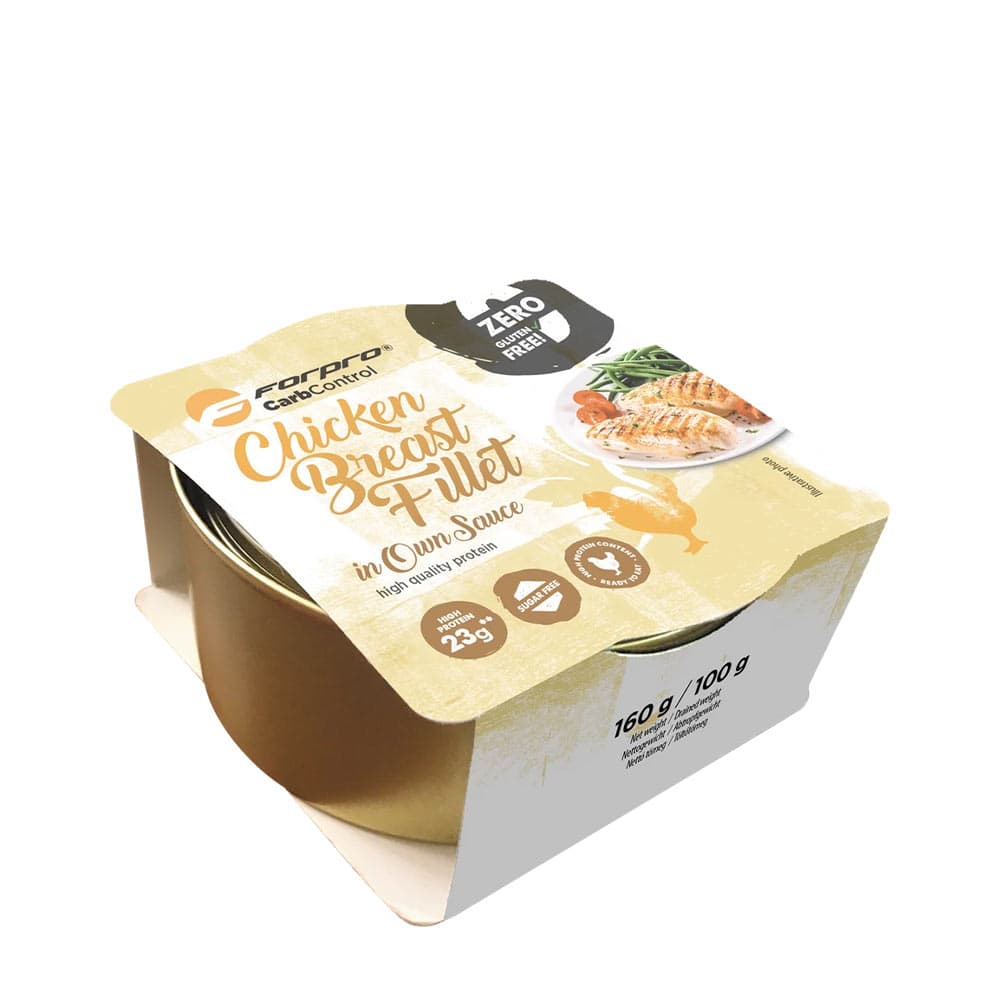 Forpro - Chicken Breast Fillet In Own Sauce - 160g – Forpro förpackning