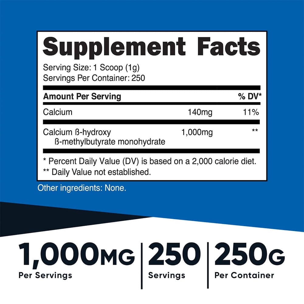 Nutricost - HMB - 250g