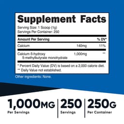 Nutricost - HMB - 250g