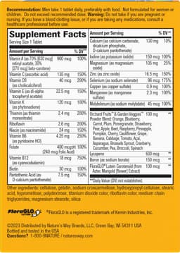 Nature'S Way - Men'S Complete Multivitamin - 130 Tabs