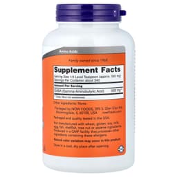 NOW Foods - GABA Pure Powder - 170g