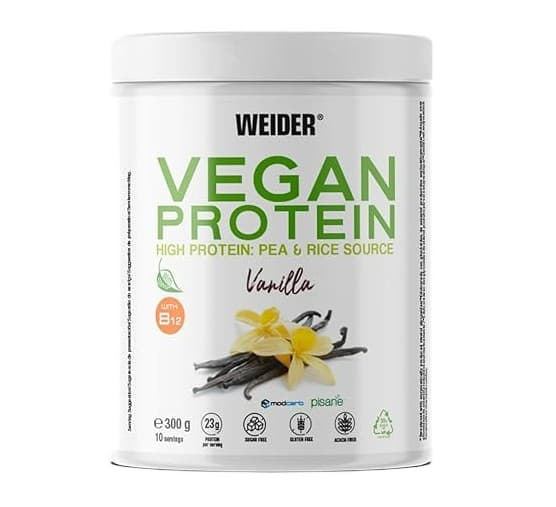 Weider Vegansk Protein – Weider emballage