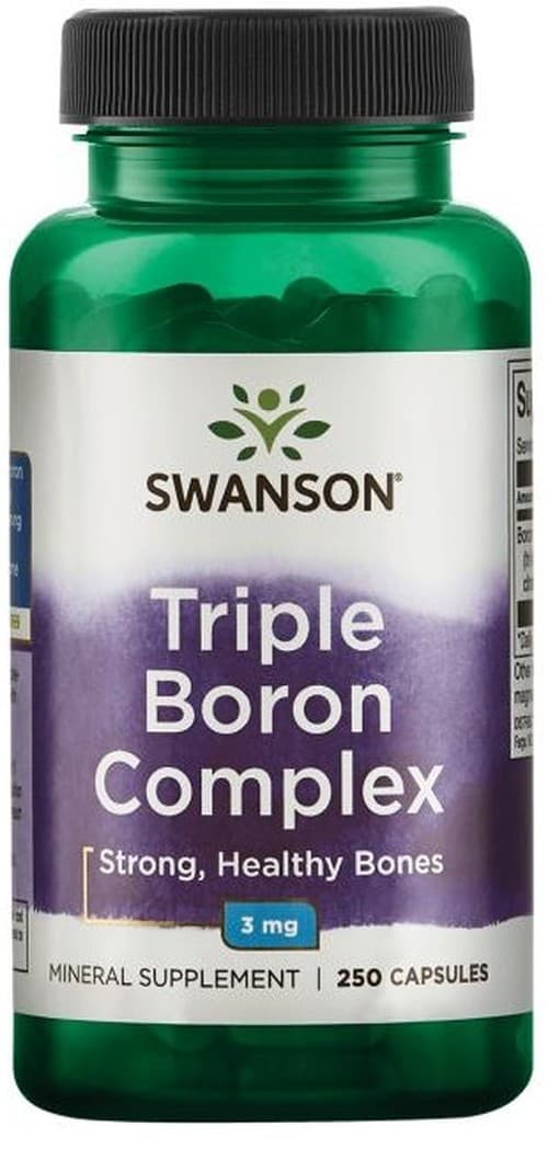 Swanson - Triple Boron Complex - 250 Caps – Swanson förpackning
