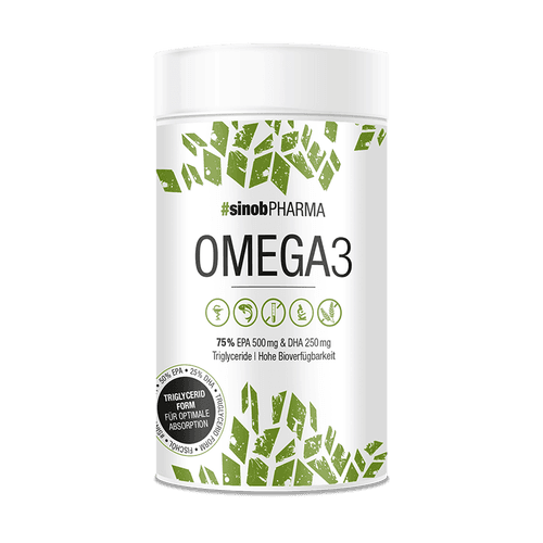 sinobPHARMA - Pharma Omega-3 - 120 kapselia – sinobPHARMA pakkaus
