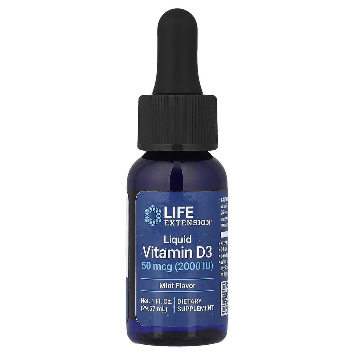Life Extension - Nestemäinen D3-vitamiini - 29,57 ml