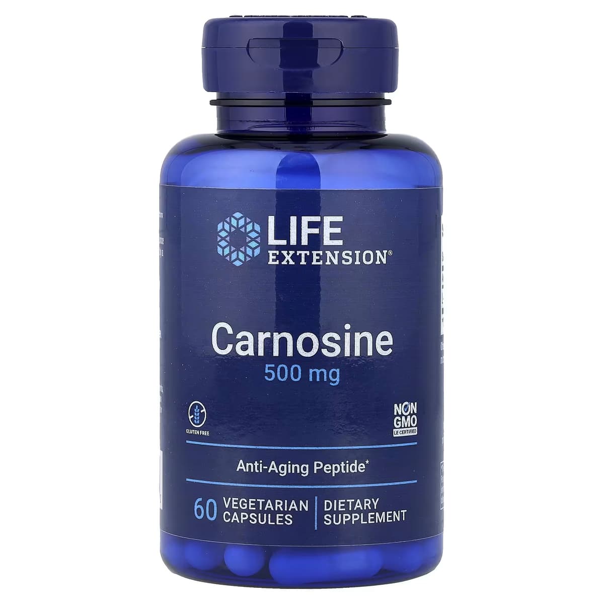 Life Extension - Carnosine - 500mg - 60 Vcaps
