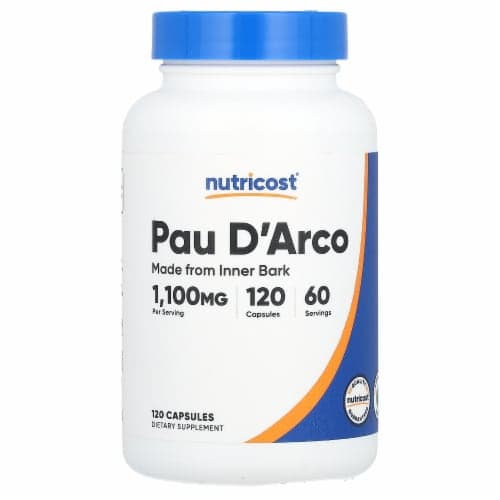 Nutricost - Pau d'Arco - 120 Capsules – Nutricost förpackning